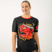 True Illusion Women's Short Sleeve Rash Guard - Grappling Demon - 6
