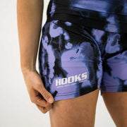 Hooks Women's Sport Grappling Shorts - Violet Haze - 2