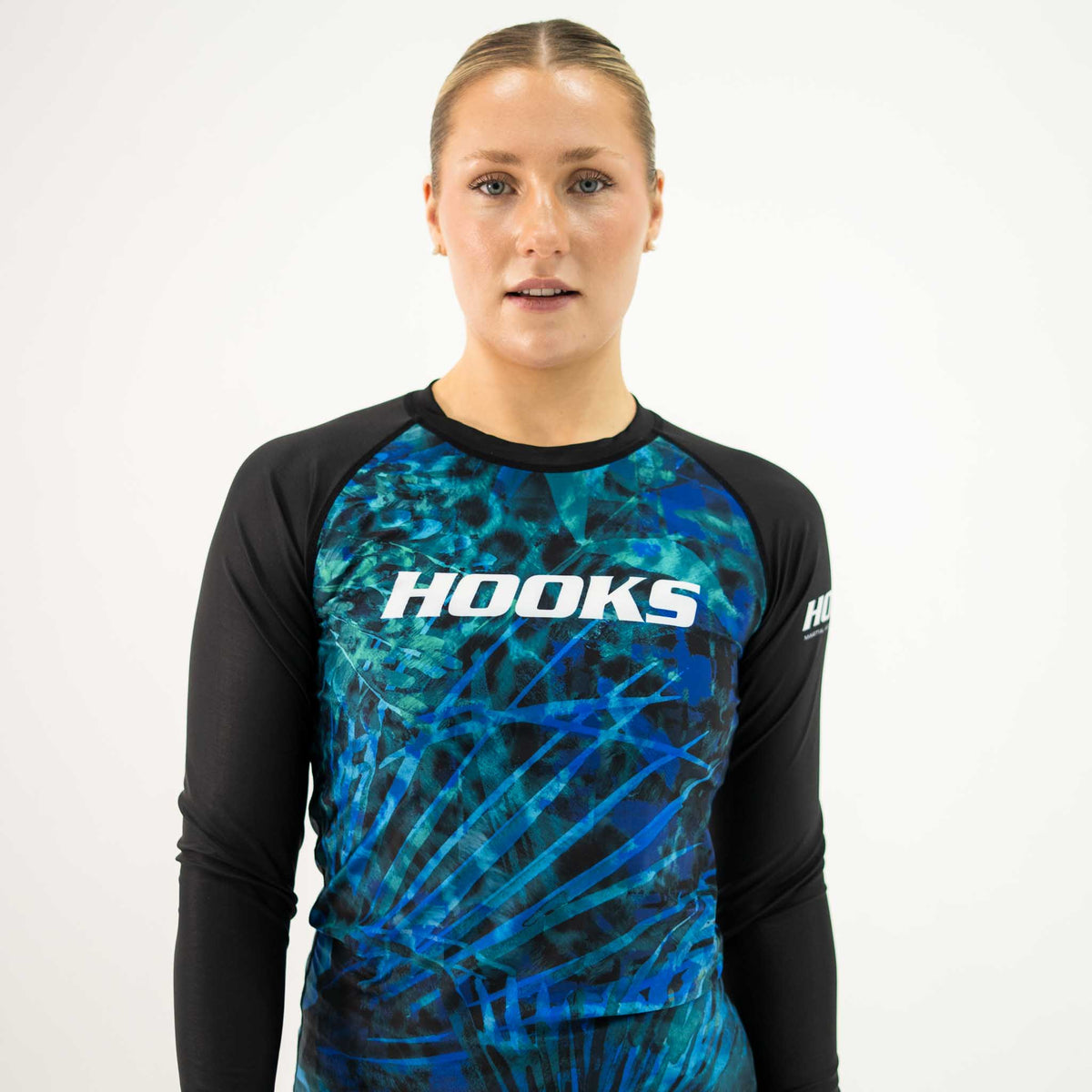 Hooks Women's Long Sleeve Rash Guard - Jungle Reign - 6