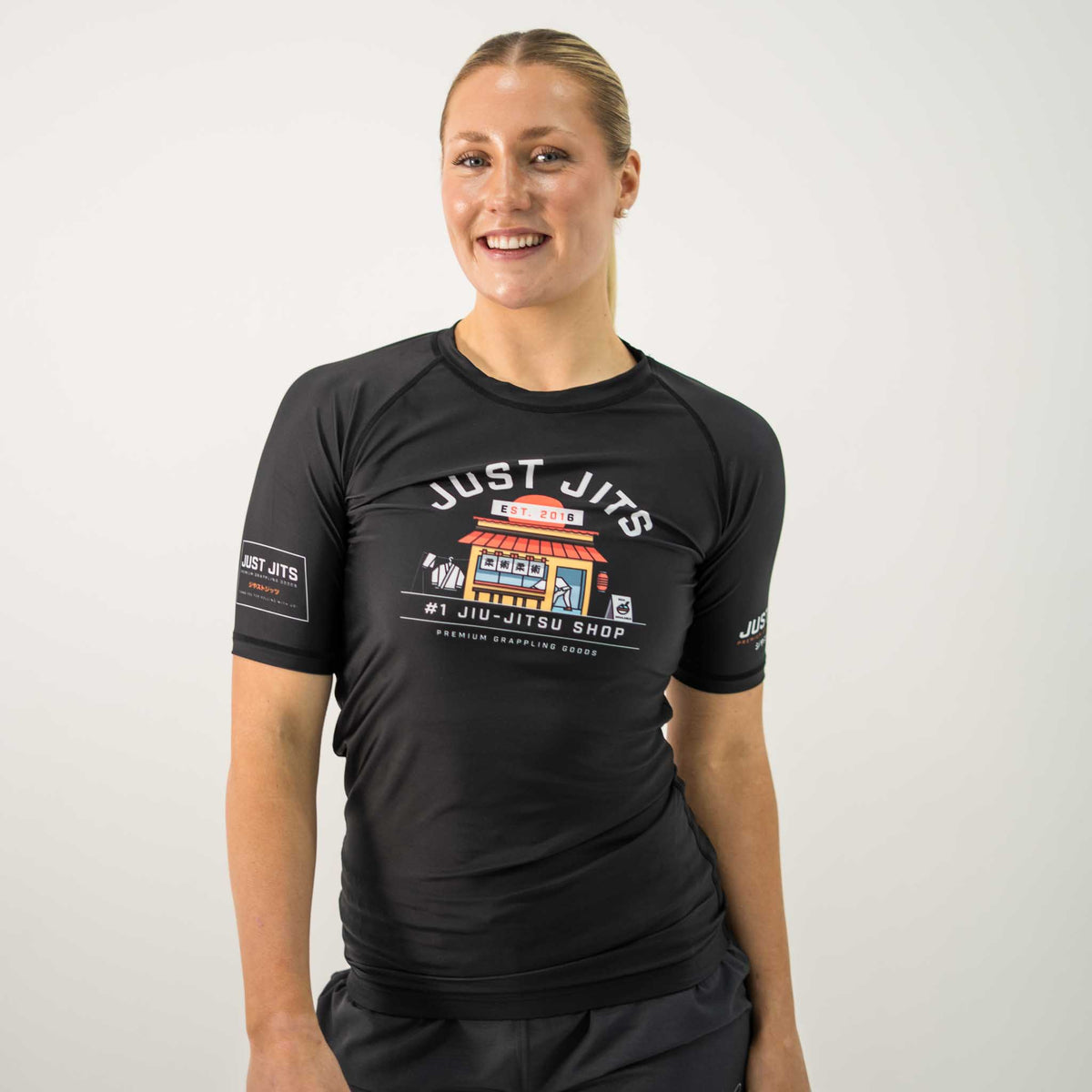 Just Jits Women's Short Sleeve Rash Guard - The Classic Shop - 2
