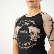True Illusion Women's Short Sleeve Rash Guard - Executioner - 2