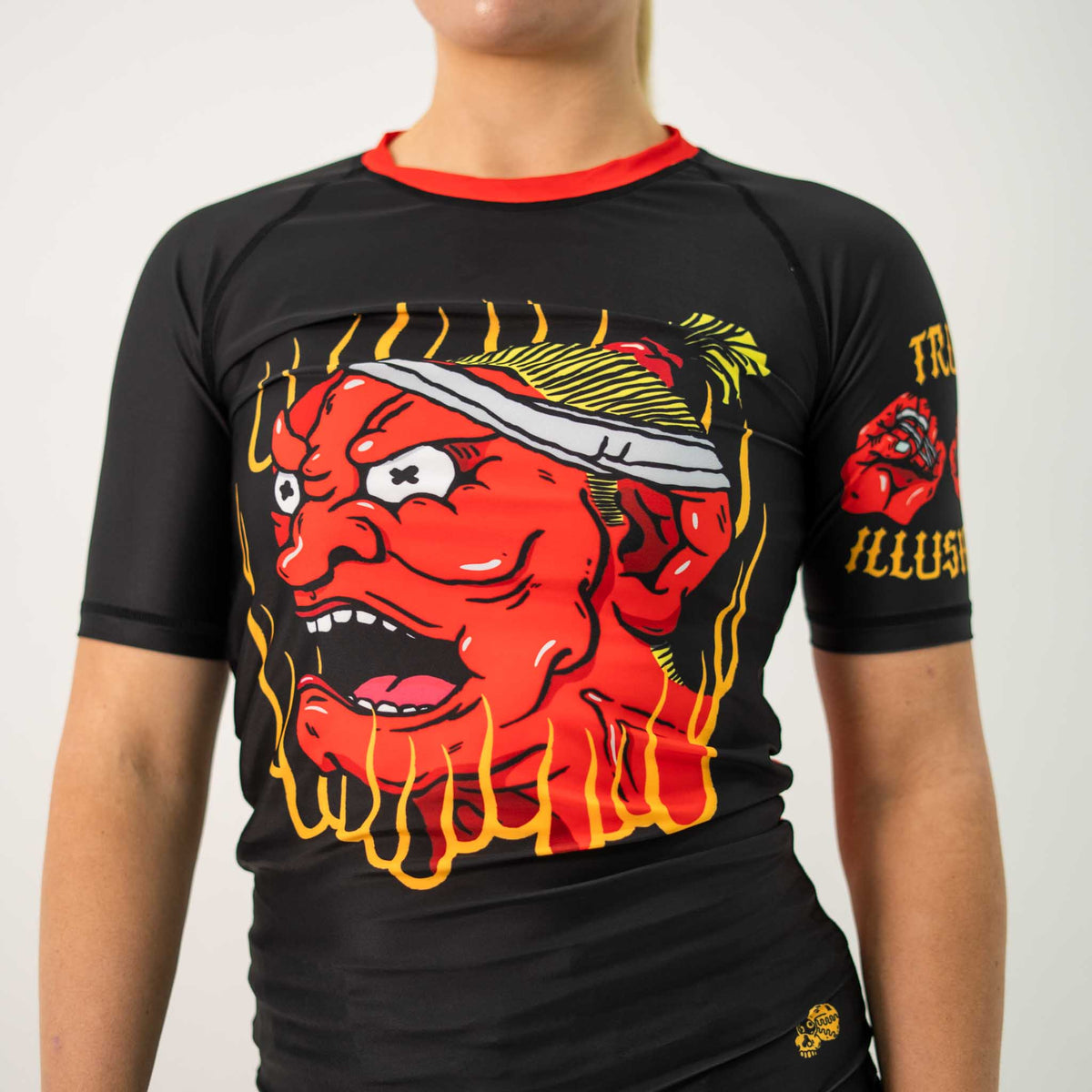 True Illusion Women's Short Sleeve Rash Guard - Grappling Demon - 3