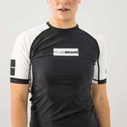 The Atlas Brand Women's Ranked Rash Guard - White - 3