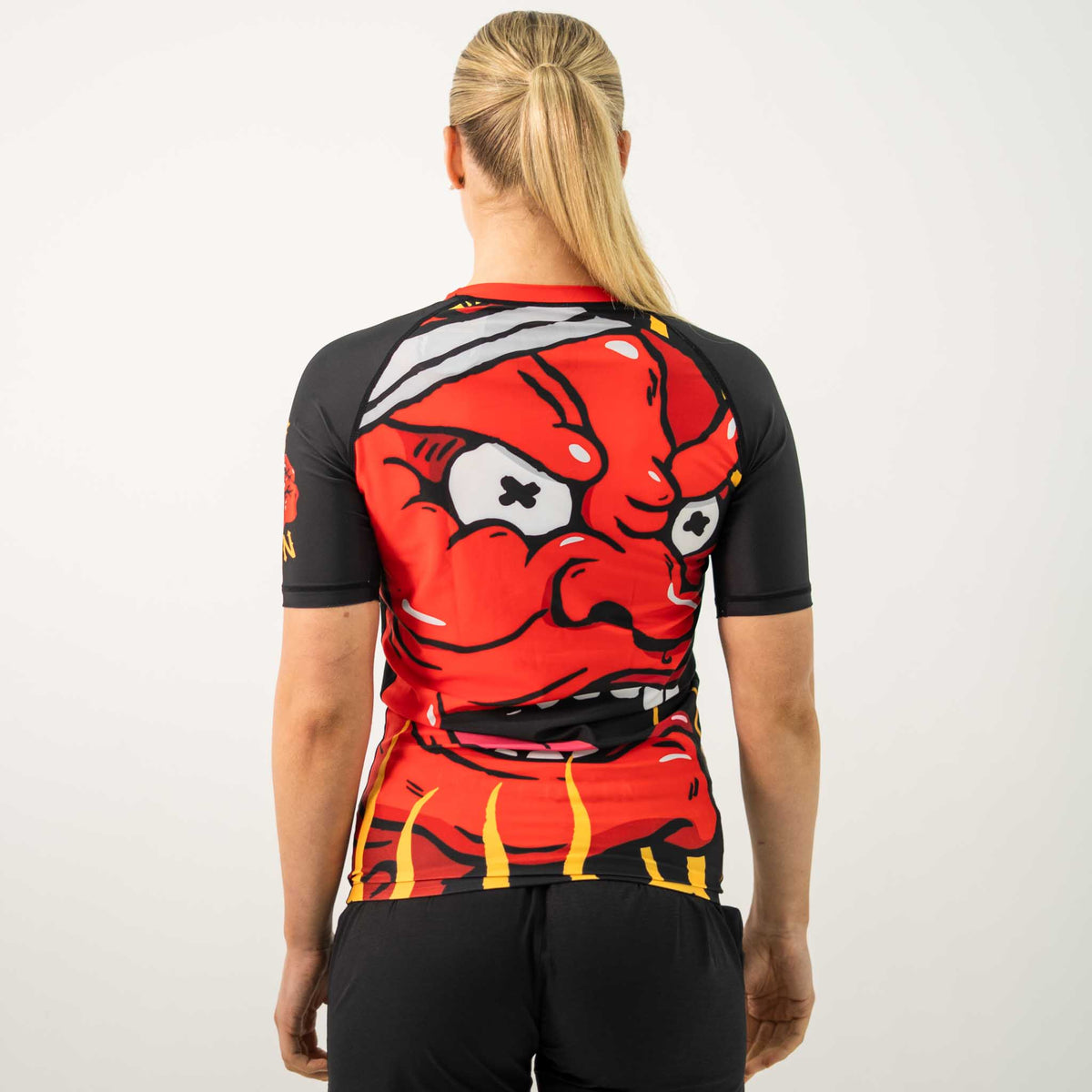 True Illusion Women's Short Sleeve Rash Guard - Grappling Demon - 1