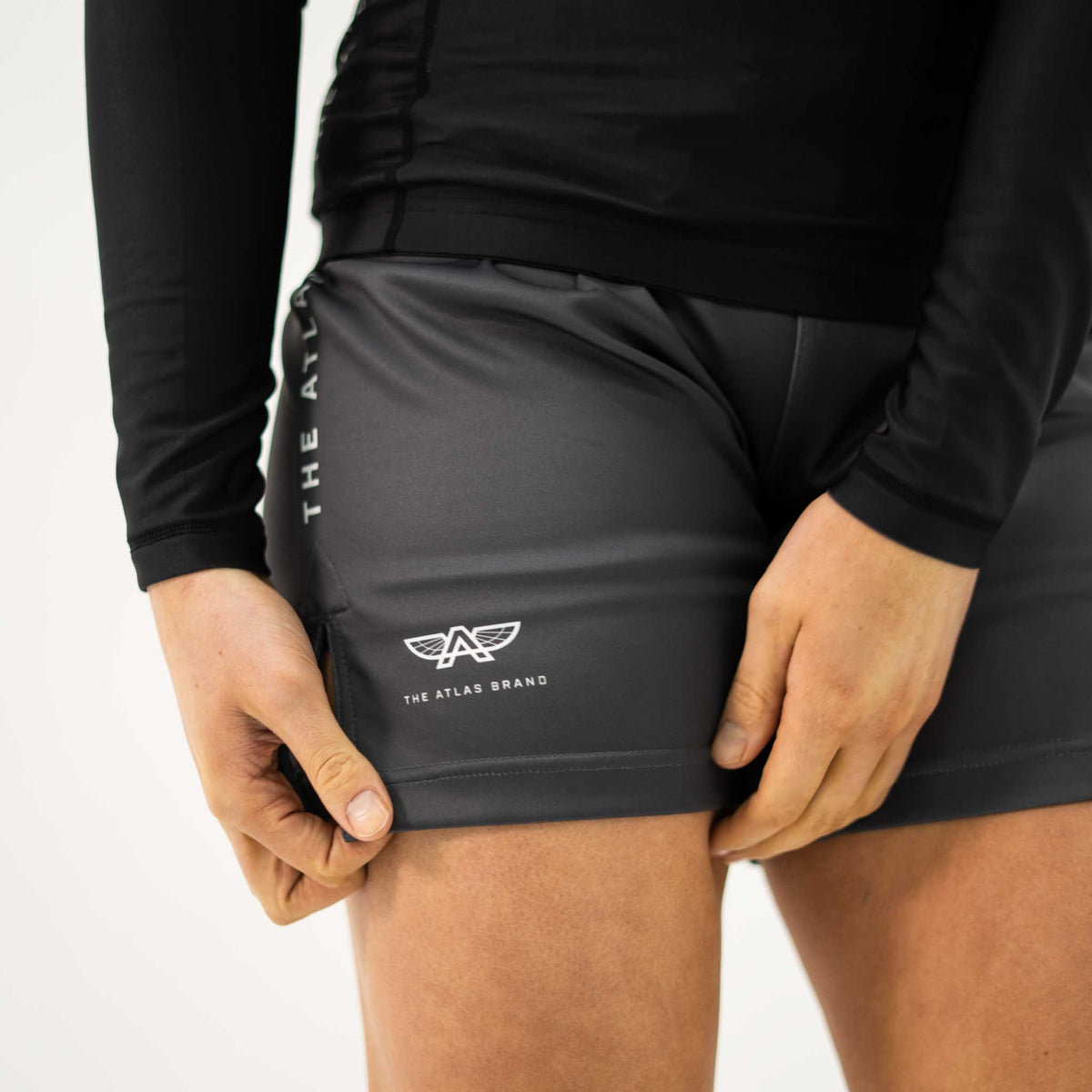 The Atlas Brand Women's AXIS Shorts - Slate - 4