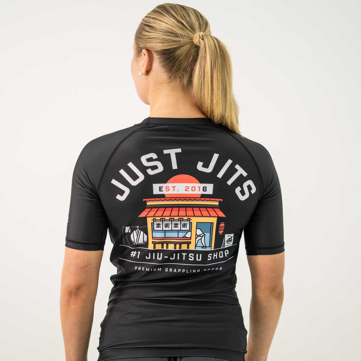 Just Jits Women's Short Sleeve Rash Guard - The Classic Shop - 1