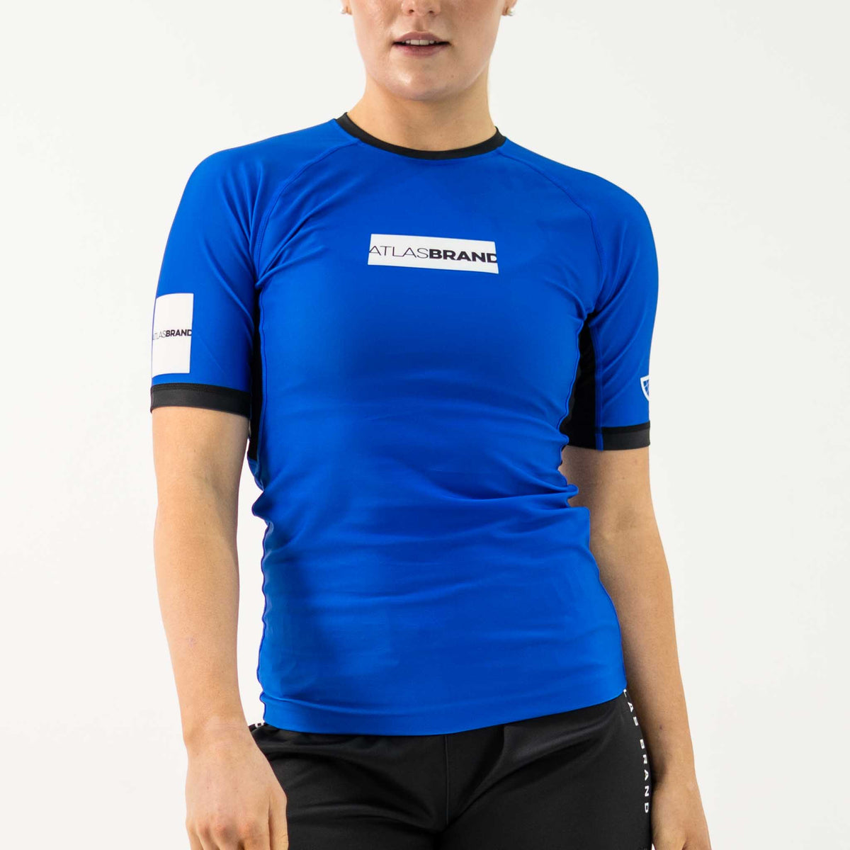 The Atlas Brand Women's Ranked Rash Guard - Blue - 4