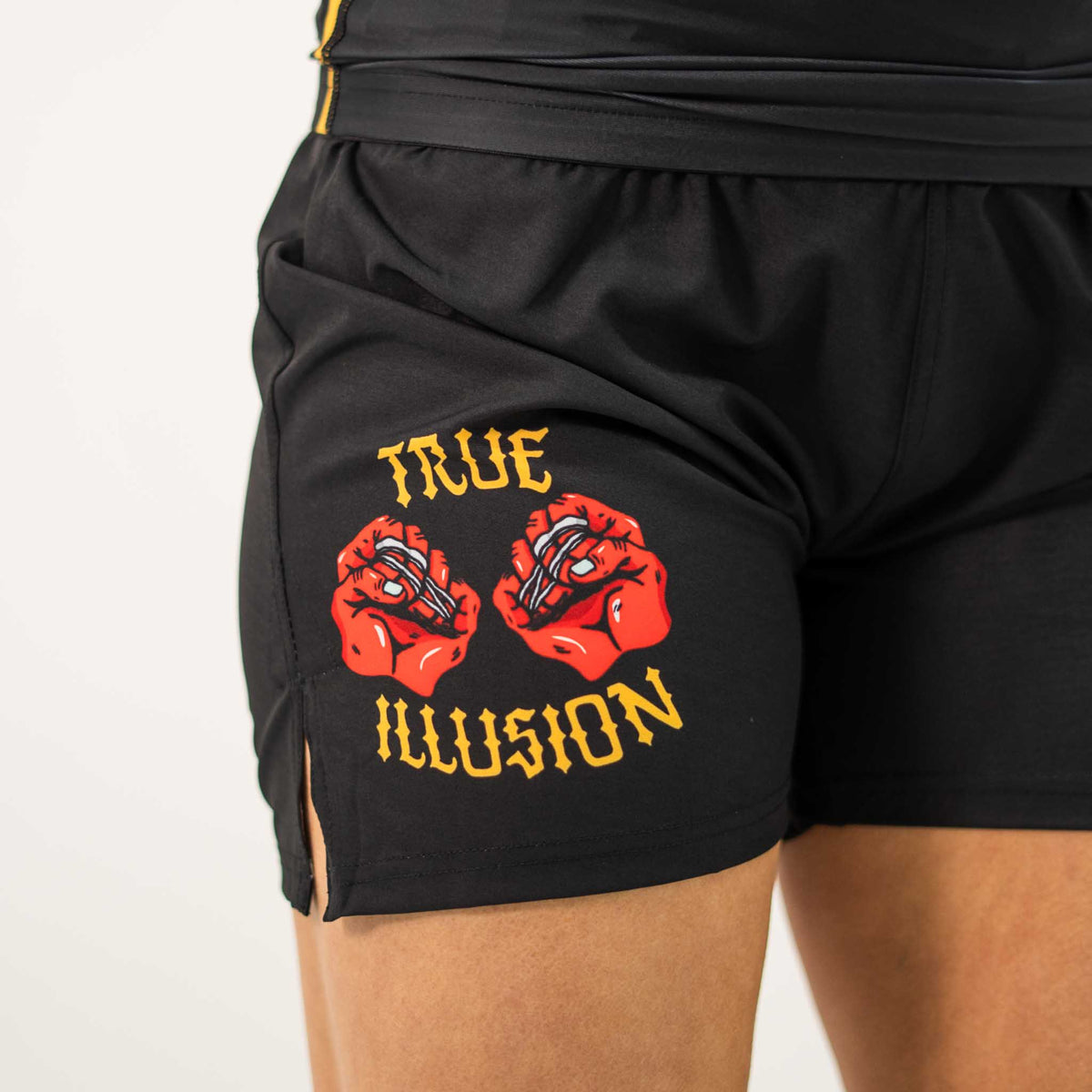 True Illusion Women's Shorts - Grappling Demon - 3