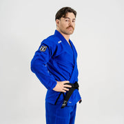 Hooks Men's Prolight BJJ Gi in blue - alternate view