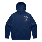  Flat lay of Just Jits BJJ Hoodie – Da Boss, front with print