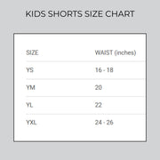 hooks kids pursuit shorts size chart