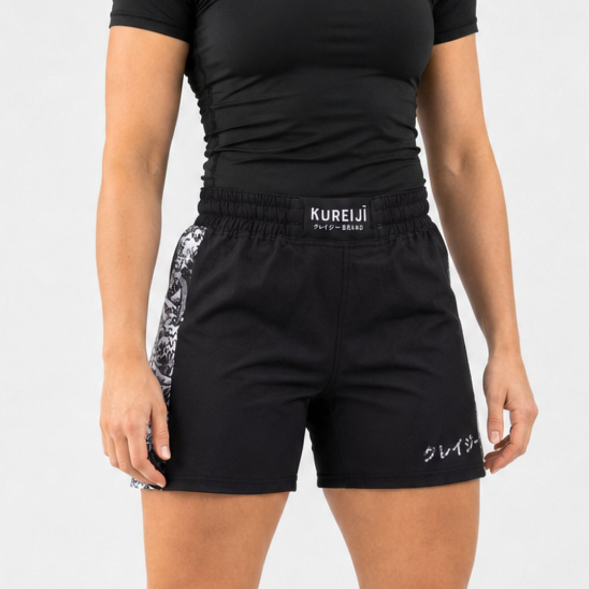 Kureiji Women's BJJ Shorts - Dark Flow 2