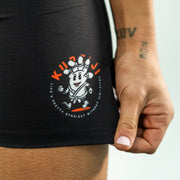 Kureiji BJJ Shorts Twisties Cheese alternative side print detail