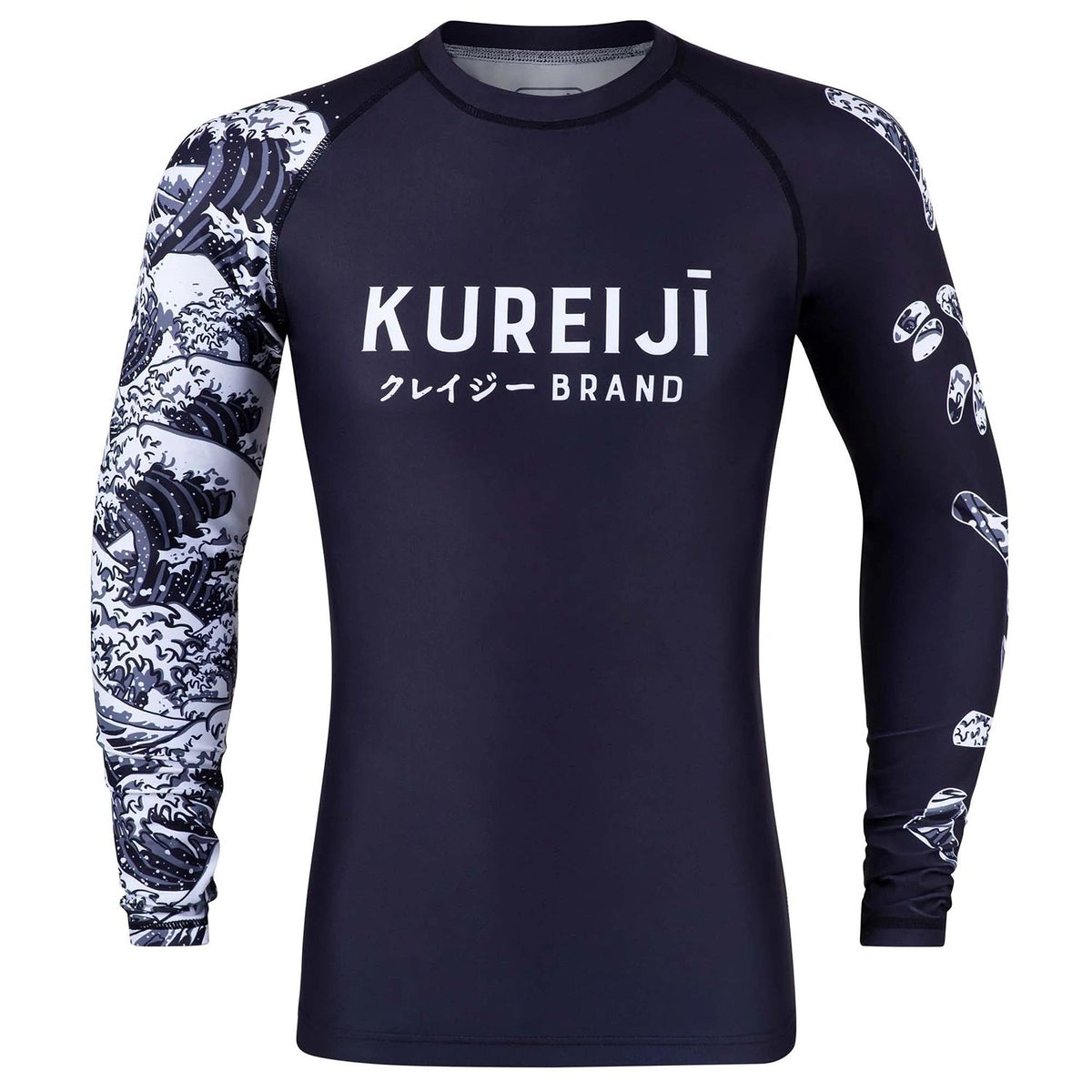 Kureiji Women's Long Sleeve Rashguard - Dark Flow 1