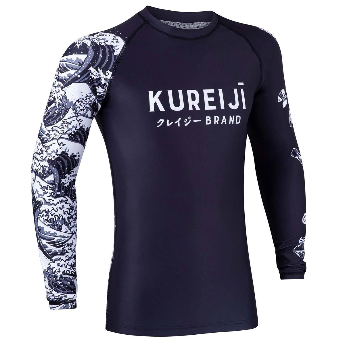 Kureiji Women's Long Sleeve Rashguard - Dark Flow 2