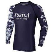 Kureiji Women's Long Sleeve Rashguard - Dark Flow 3