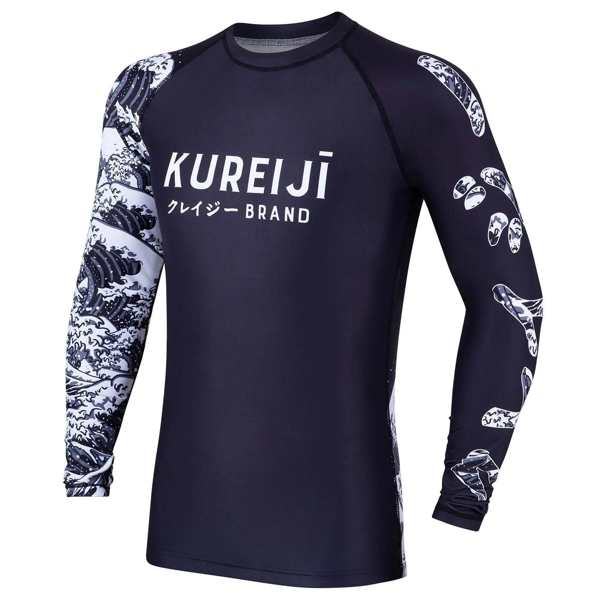 Kureiji Women's Long Sleeve Rashguard - Dark Flow 3