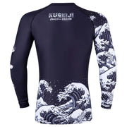 Kureiji Women's Long Sleeve Rashguard - Dark Flow 4