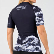 Kureiji Women's Short Sleeve Rashguard - Dark Flow 4