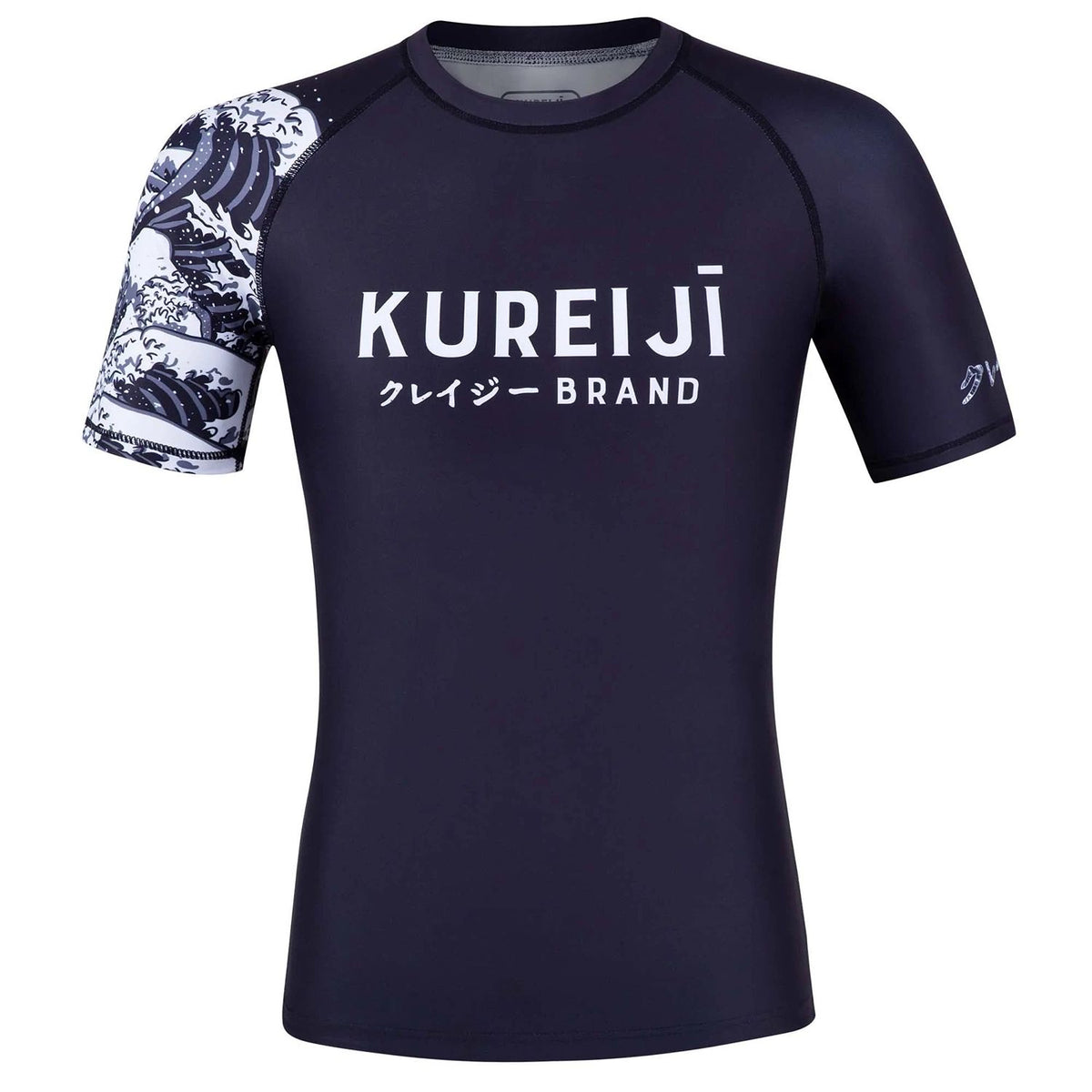 Kureiji Women's Short Sleeve Rashguard - Dark Flow 1