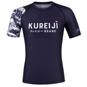 Kureiji Women's Short Sleeve Rashguard - Dark Flow 1