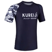 Kureiji Women's Short Sleeve Rashguard - Dark Flow 8
