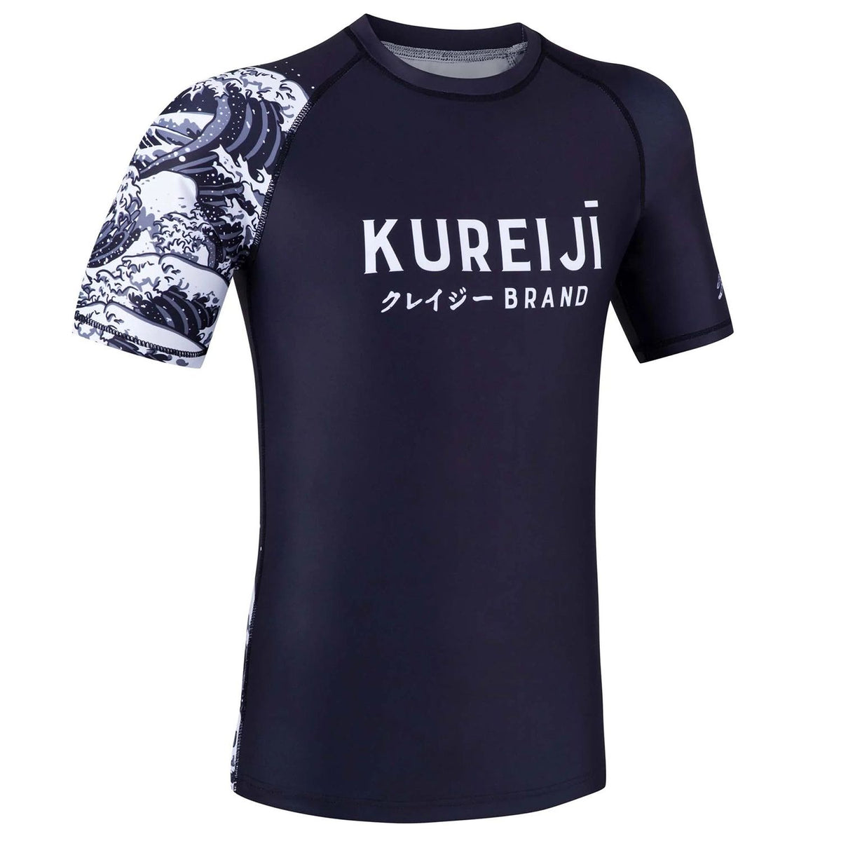 Kureiji Women's Short Sleeve Rashguard - Dark Flow 8