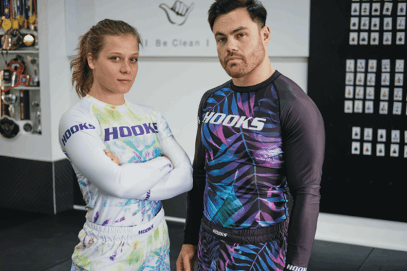 Hooks Jungle Nights Rash Guard - Long Sleeve