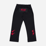 rage kimono black pants back