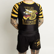 True illusion Bjj rashguard when worn front view