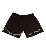 True Illusion Executioner BJJ Shorts flat lay back view