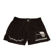 True Illusion Executioner BJJ Shorts flat lay front view