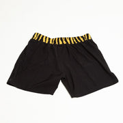 True Illusion BJJ Tiger Shorts flat lay back view
