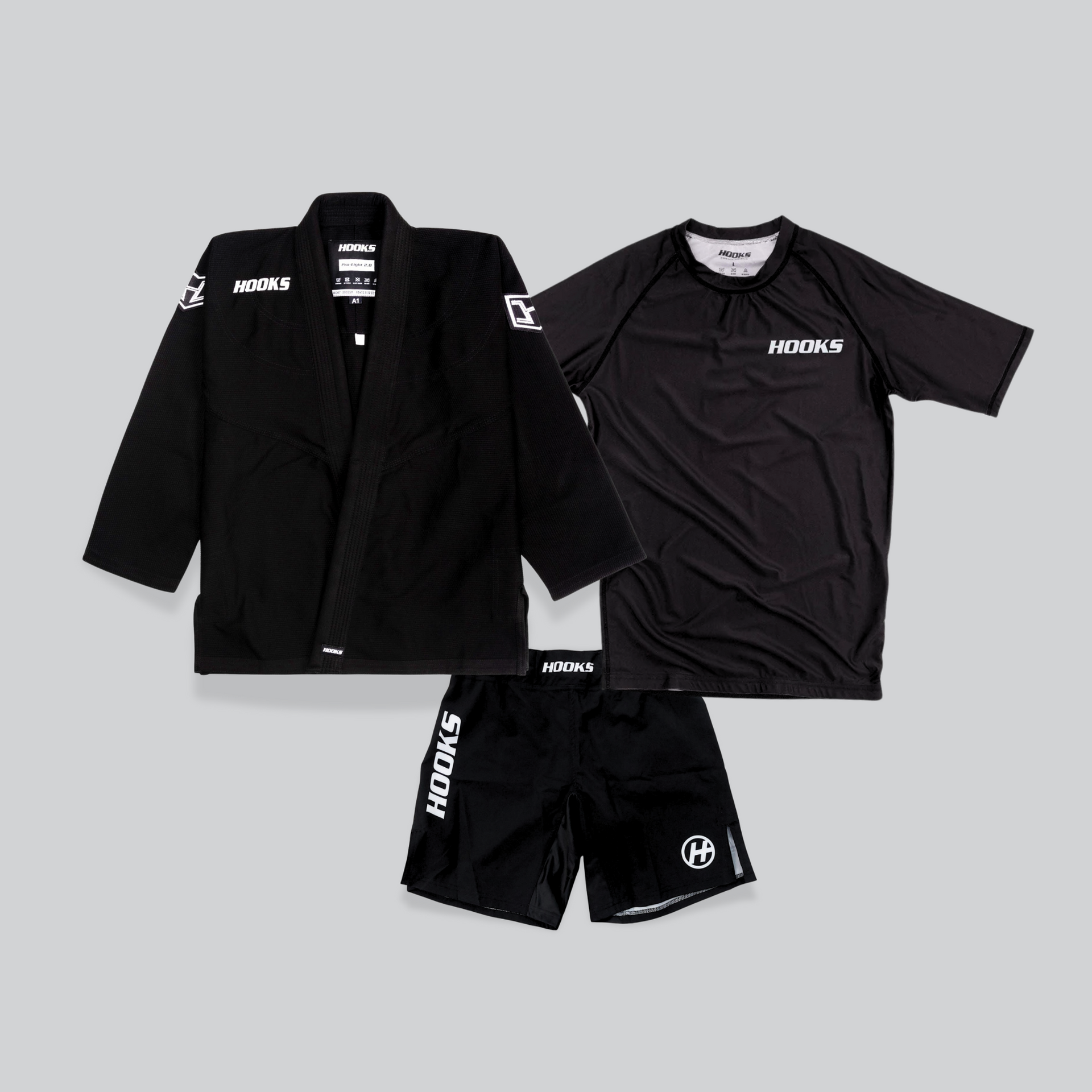 Ultimate Kids BJJ Bundle – Black Gi with Rashguard and Shorts