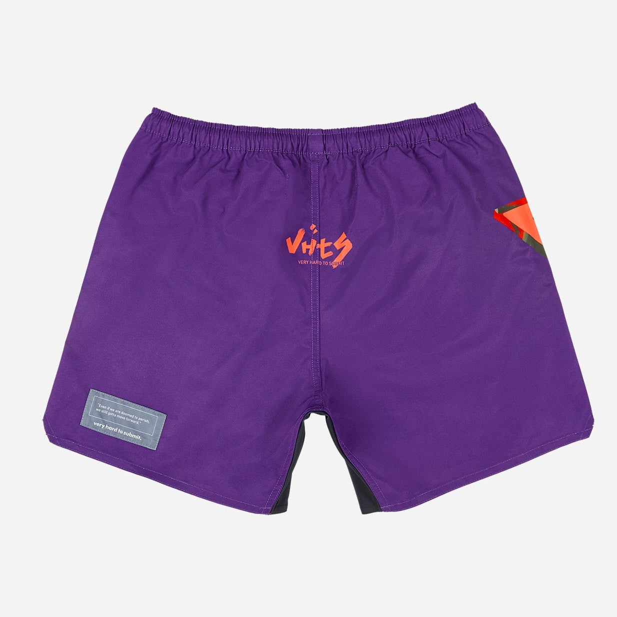 VHTS Rage Combat Shorts Purple Back View