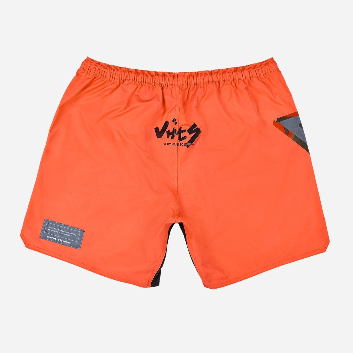 VHTS Rage Combat Shorts red Back View