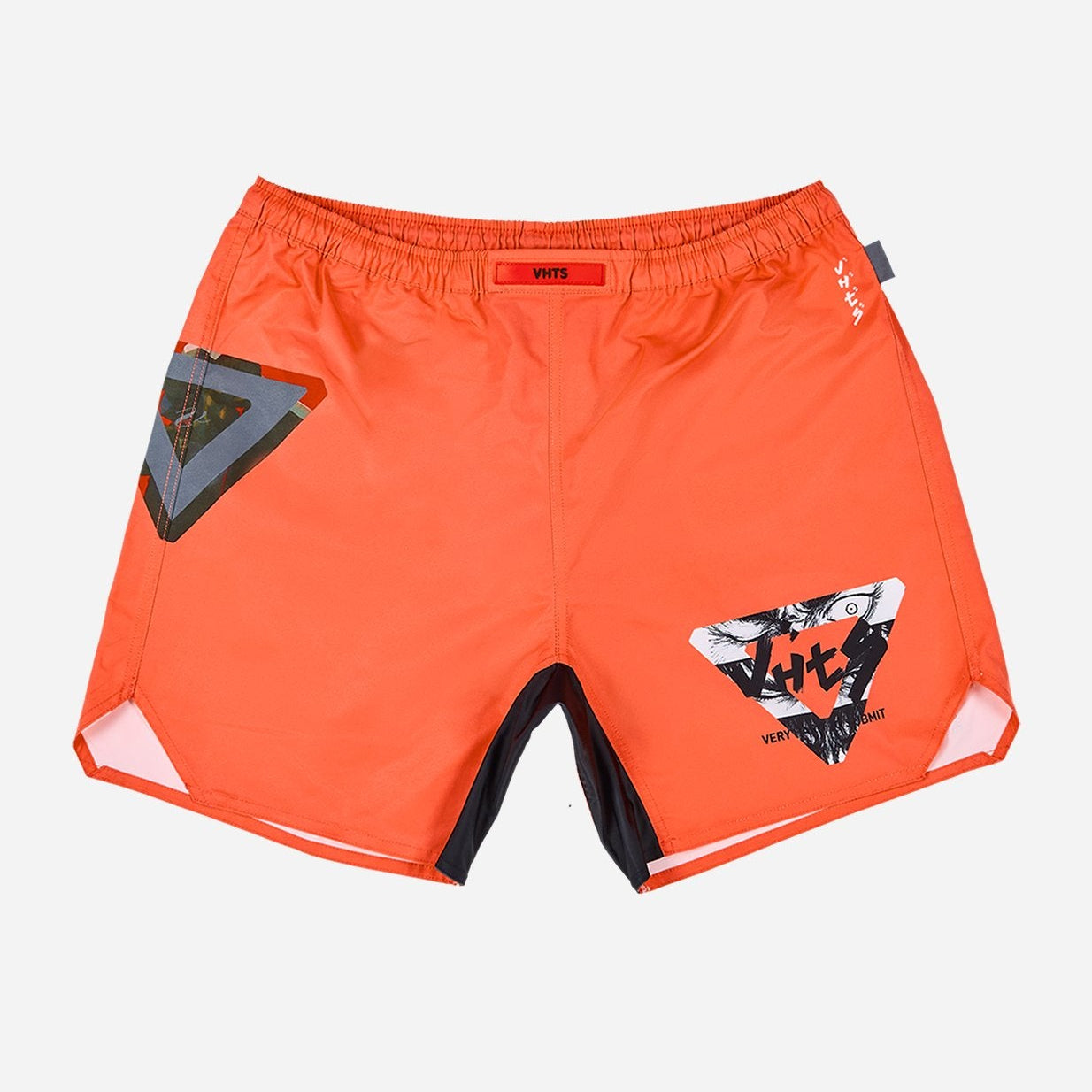 VHTS Rage Combat Shorts Red Front View