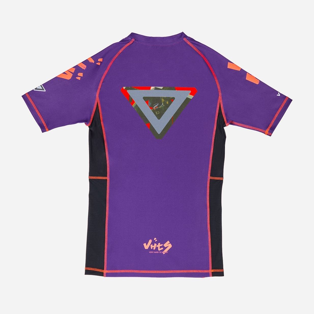 VHTS Rage Rash Guard Purple Back
