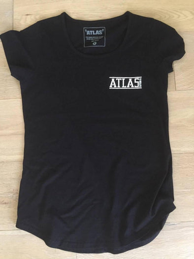 ATLAS CLEARANCE WOMENS BETWEEN THE LINES TEE - Just Jits