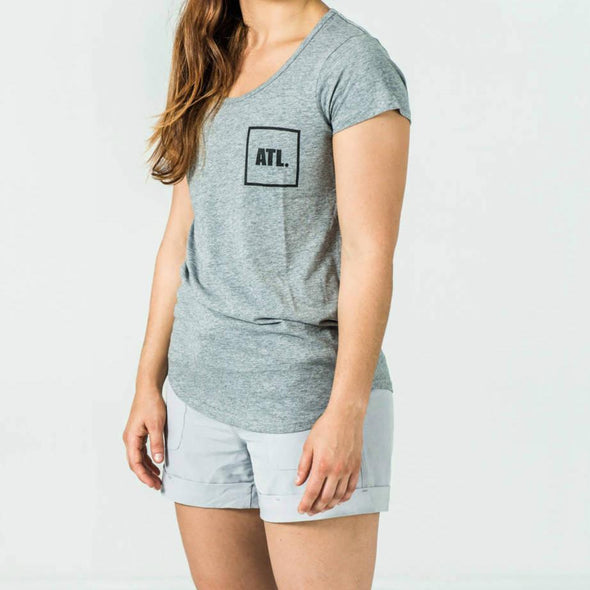 ATLAS CLEARANCE WOMENS ATL. Tee - Grey - Just Jits