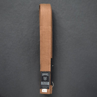 Hooks Brown Jiu Jitsu Belt - Just Jits