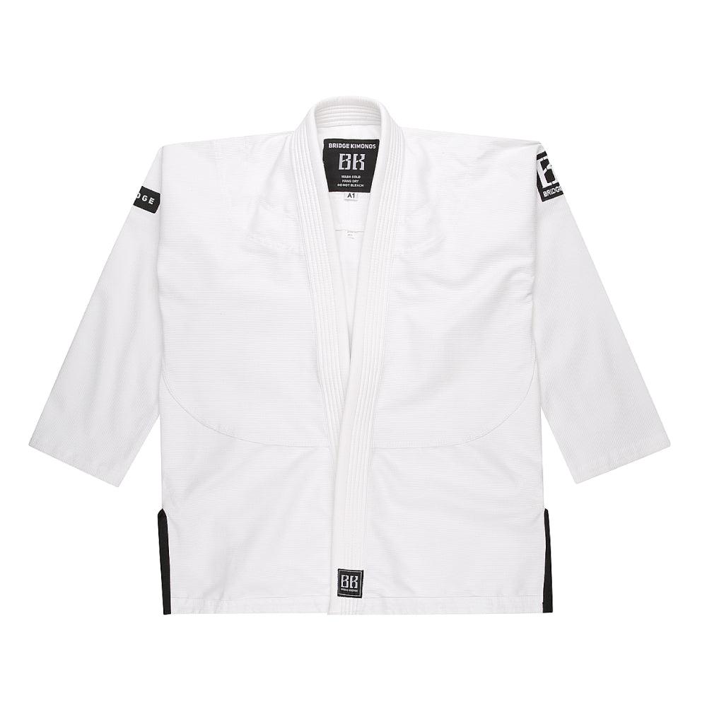Bridge Kimonos Roots BJJ Gi - White w/ Black - Just Jits