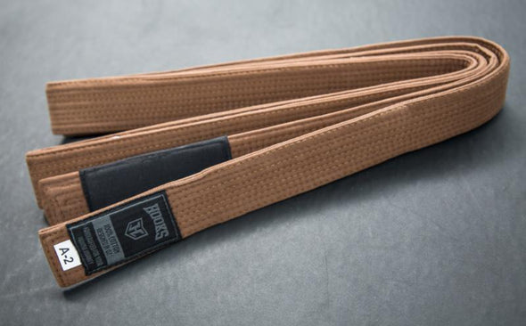 Hooks Brown Jiu Jitsu Belt - Just Jits