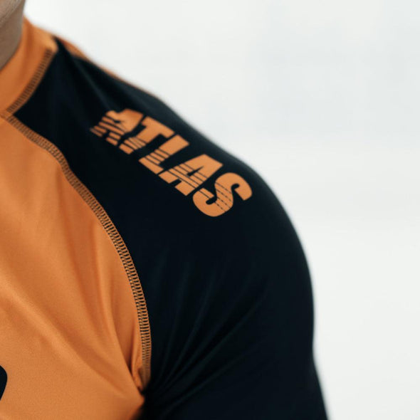 Atlas Splitter Rashguard - Burnt Orange - Just Jits