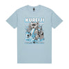 Kureiji - Catzilla Tee Light Blue - Just Jits