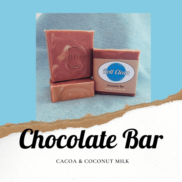 Roll Clean Chocolate Bar Soap - Just Jits