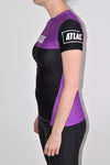 Womens Atlas Clearance Rashguard Short Sleeve - Purple - Just Jits