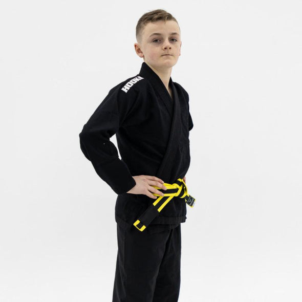 Hooks Kids Classic BJJ Gi - Black includes White Belt - Just Jits