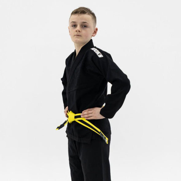 Hooks Kids Classic BJJ Gi - Black includes White Belt - Just Jits