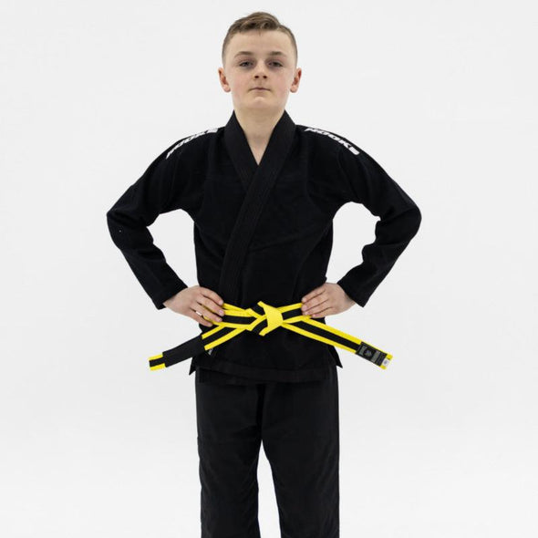 Hooks Kids Classic BJJ Gi - Black includes White Belt - Just Jits